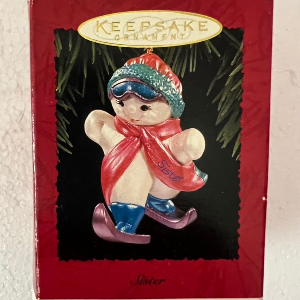 Hallmark Keepsake 1995 Sister, Porcelain, used
